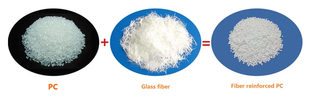 PC Fiber Reinforced Flame-Retardant Plastic Particles Modified Polycarbonate Engineering Plastics